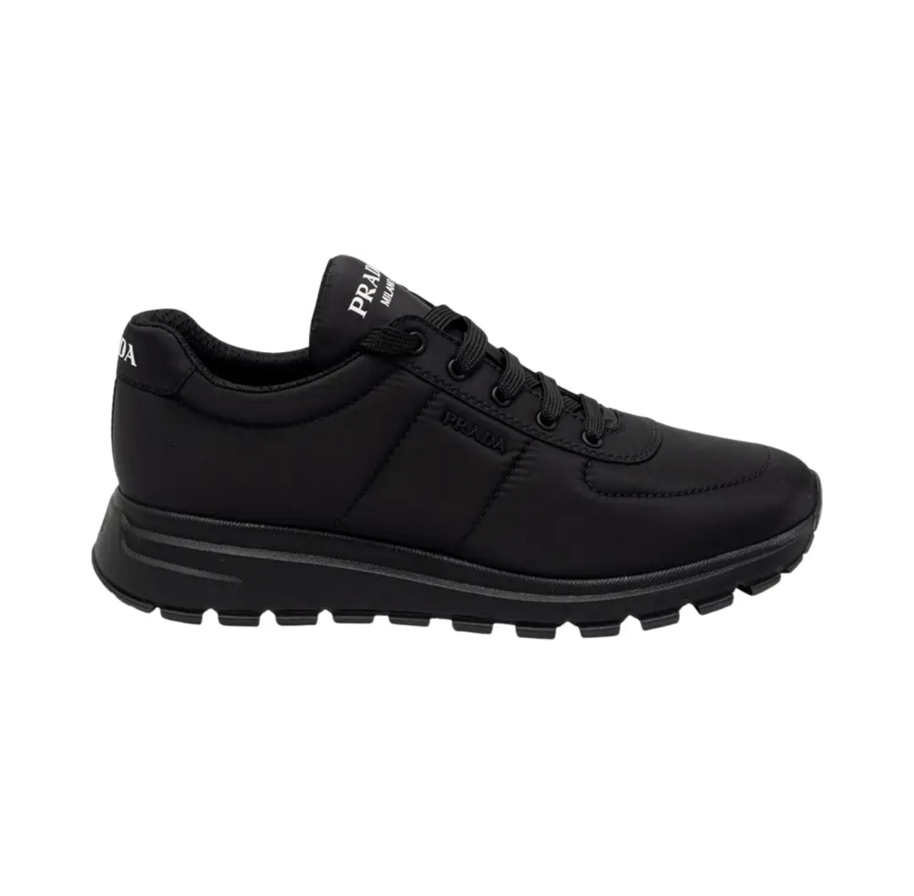 PRADA (MAN) NYLON LOGO LOW TRAINERS