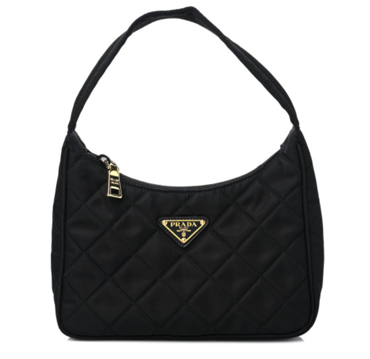 PRADA TESSUTO NYLON STITCHED SHOULDER BAG