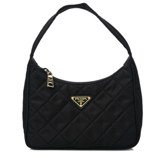PRADA TESSUTO NYLON STITCHED SHOULDER BAG